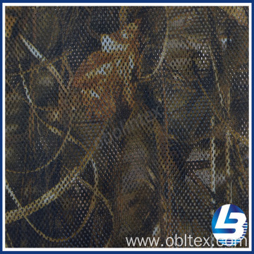 OBL20-3058 100%Polyester mesh fabric camouflage print